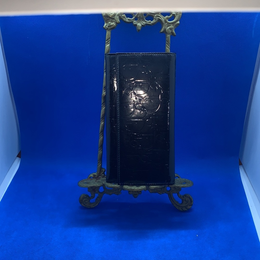 Dior signature Patent Leather Wallet - Picture 3 of 12